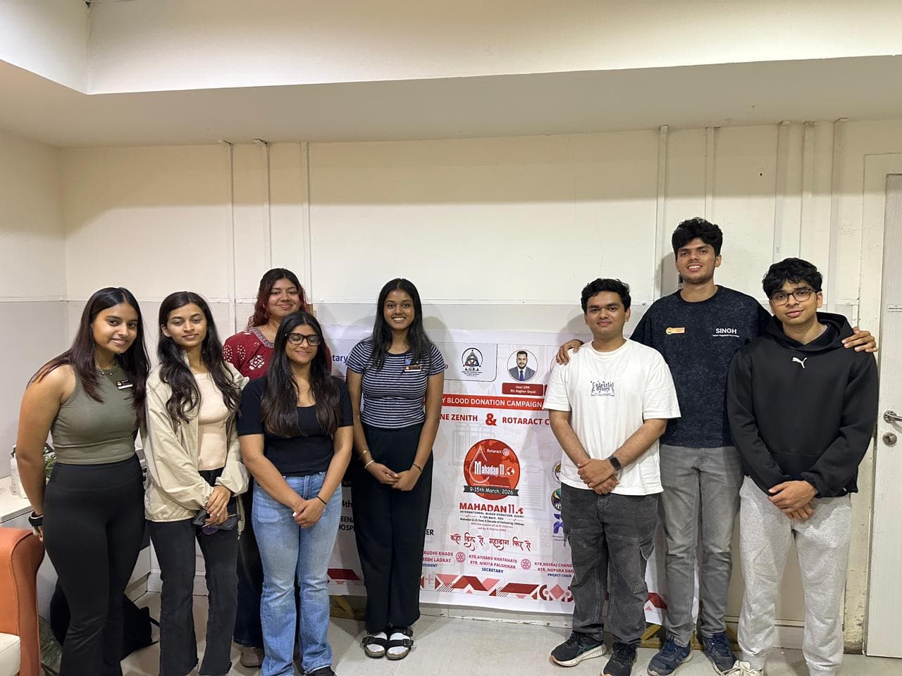 The team at Mahadaan 11.0 — ready to make a difference.