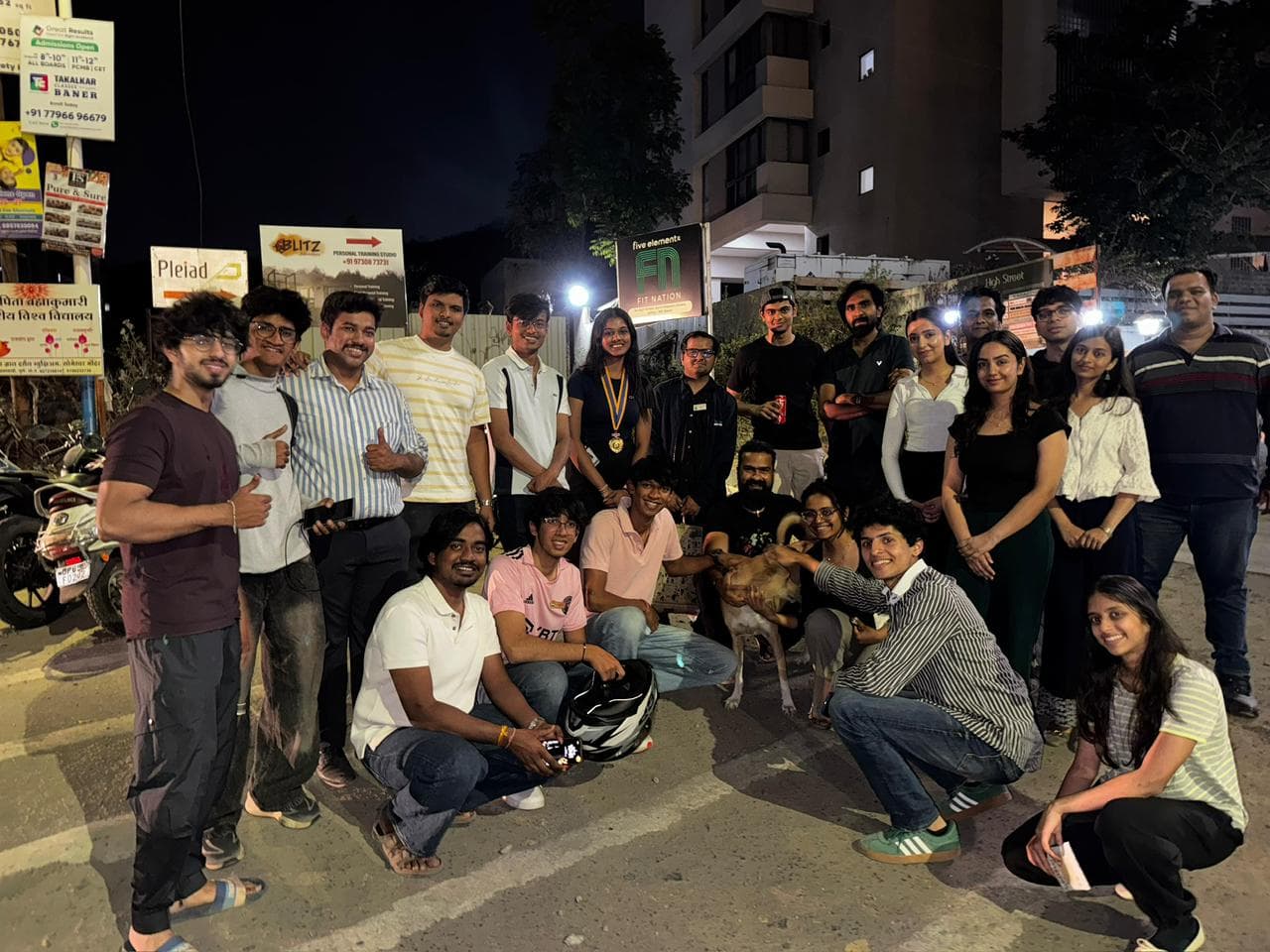 The team out on the streets for Paws For A Cause.